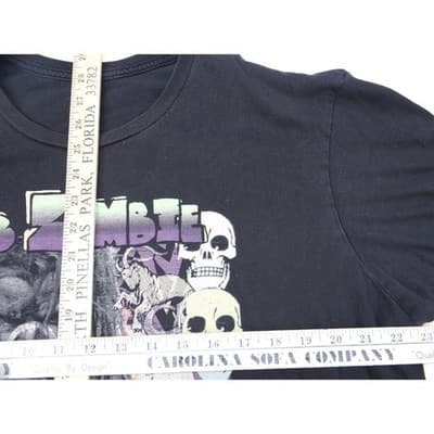 Rob Zombie Graphic T Shirt Black Short Sleeve Mens Size XL - Thumbnail 8