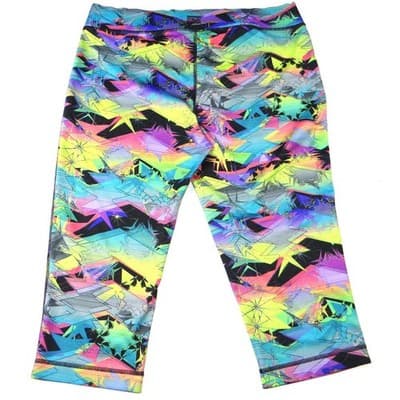 FILA Sport Women's Multi Color Geometric Print Capris Leggings Activewear Size M - Thumbnail 3