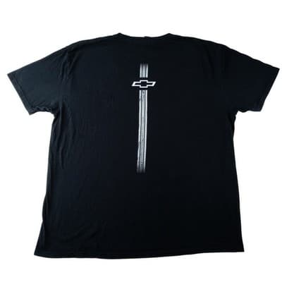 Chevrolet Black T Shirt Mens XL Gildan Softstyle Short Sleeve Graphic Tee - Thumbnail 3