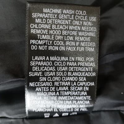 NWT Vintage Womens Black Quilted Long Coat Removable Hood Faux Fur Trim Medium - Thumbnail 7
