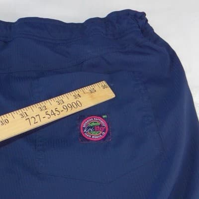 Koi Lite Peace Navy Blue Slim Fit Scrub Pants Womens Medium 721 Drawstring Cargo - Thumbnail 5