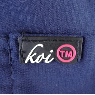 Koi Lite Peace Navy Blue Slim Fit Scrub Pants Womens Medium 721 Drawstring Cargo - Thumbnail 4
