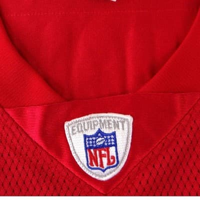 Reebok Kansas City Chiefs Leslie O'Neal 91 NFL Jersey Mens XL Red Mesh Football - Thumbnail 6