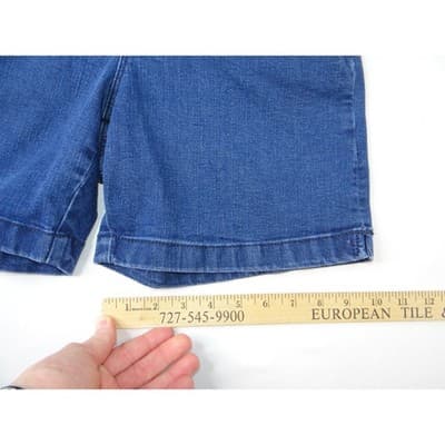 Gloria Vanderbilt Denim Shorts Women Size 4 Blue All Around Slimming Effect - Thumbnail 7