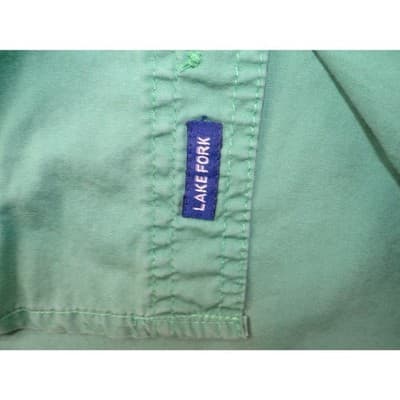 Magellan Sportswear Men's Green Short Sleeve Button Up Fishing Shirt Size L - Thumbnail 5