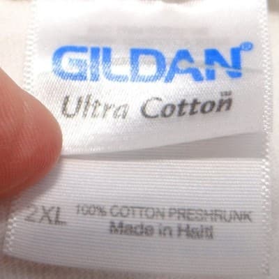 White Gildan Ultra Cotton 64 1/2 The 1st of The First Mustang T Shirt Size 2XL - Thumbnail 2