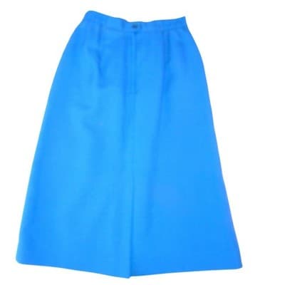 Pykettes Vintage Royal Blue Skirt Suit Set Blazer Mini Skirt Made in Japan 12 - Thumbnail 7