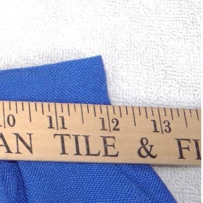 Pykettes Vintage Royal Blue Skirt Suit Set Blazer Mini Skirt Made in Japan 12 - Thumbnail 10