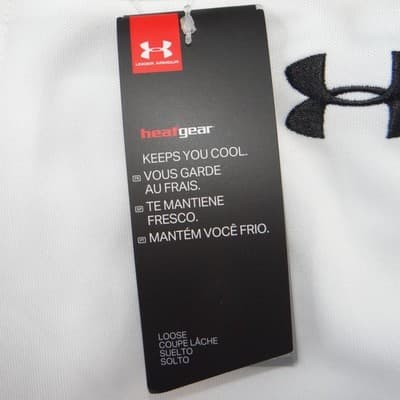 NWT-Under Armour HeatGear Mens Baseball Pants White Loose Fit Small - Thumbnail 4