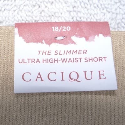 Cacique Womens Ultra High Waist Short Shaper Nude Beige Firm Control - Thumbnail 2