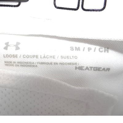 NWT-Under Armour HeatGear Mens Baseball Pants White Loose Fit Small - Thumbnail 2
