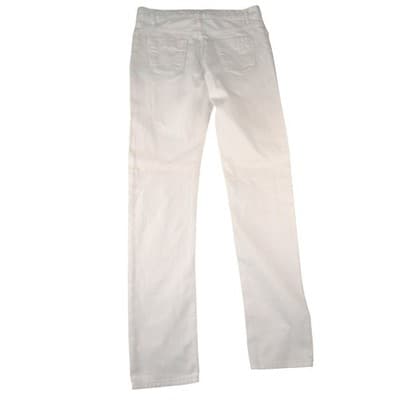 Black Orchid Los Angeles Womens White Distressed Straight Leg Jeans Size 28 - Thumbnail 4