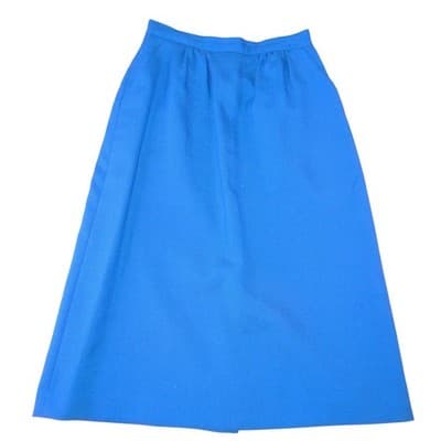 Pykettes Vintage Royal Blue Skirt Suit Set Blazer Mini Skirt Made in Japan 12 - Thumbnail 9