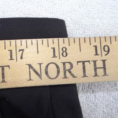 J.Ferrar Mens Slim Fit Dress Pants Black 36x30 Flat Front Stretch Trousers - Thumbnail 5