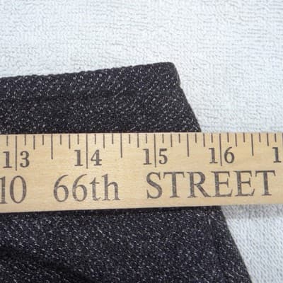 MSSP Max Studio Gray Wide Leg Trousers High Rise Button Detail Pants Size 8 - Thumbnail 4