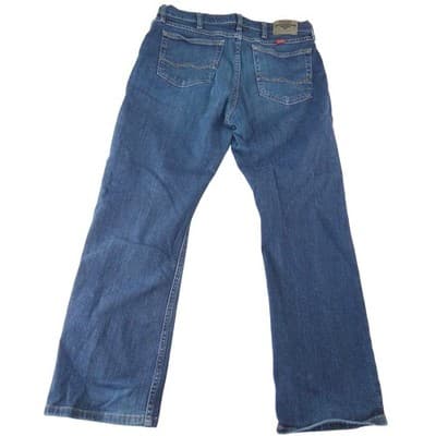 Wrangler Relaxed Boot Cut Jeans Mens 34x30 Medium Wash Blue Denim - Thumbnail 4