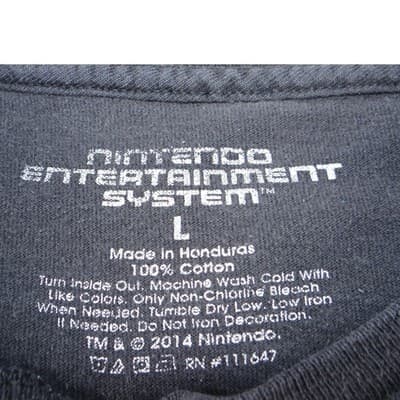Nintendo Entertainment System Controller Graphic T Shirt Black Adult Large NES - Thumbnail 2