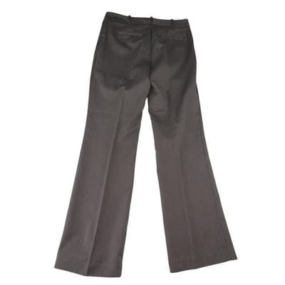 Worthington Curvy Fit Straight Leg Dress Pants Brown Textured Trousers Womens 4 - Thumbnail 3