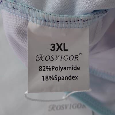 NWT-Rosvigor Womens Plus Size 3XL Colorblock Bikini Set Purple Teal High Waist - Thumbnail 3