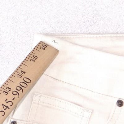 Chicos Pull On Capri Pants Cream Beaded Embroidered Hem Womens Size 1.5 US 10 - Thumbnail 9