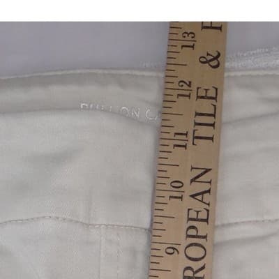 Chicos Pull On Capri Pants Cream Beaded Embroidered Hem Womens Size 1.5 US 10 - Thumbnail 12