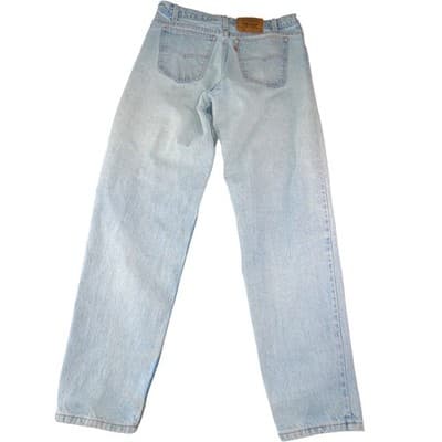 Vintage Levis Orange Tag Jeans Mens 36x34 Light Wash Straight Leg Made in USA - Thumbnail 3