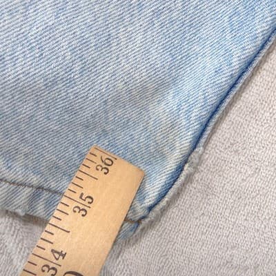 Vintage Levis Orange Tag Jeans Mens 36x34 Light Wash Straight Leg Made in USA - Thumbnail 9