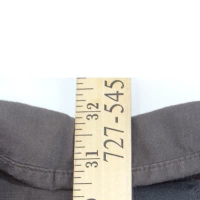J.Ferrar Mens Charcoal Gray Brown Roll Tab Long Sleeve Button Down Shirt - Thumbnail 7