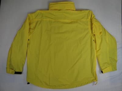 Vintage Y2K Chaps Ralph Lauren Yellow Men's Windbreaker Jacket - Thumbnail 5