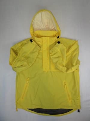 Vintage Y2K Chaps Ralph Lauren Yellow Men's Windbreaker Jacket - Thumbnail 7