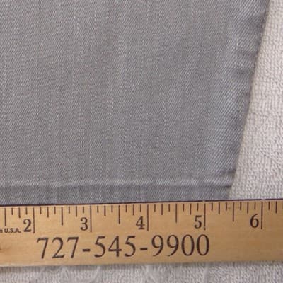 Lucky Brand Brooke Capri Grey Distressed Skinny Jeans Size 6 28 Light Wash - Thumbnail 11