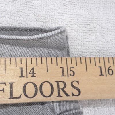 Lucky Brand Brooke Capri Grey Distressed Skinny Jeans Size 6 28 Light Wash - Thumbnail 8