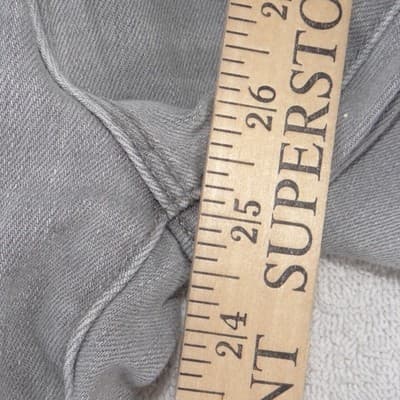 Lucky Brand Brooke Capri Grey Distressed Skinny Jeans Size 6 28 Light Wash - Thumbnail 9