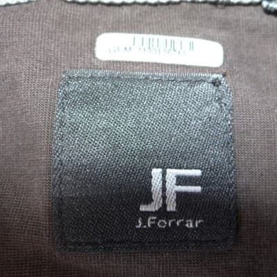 J.Ferrar Mens Charcoal Gray Brown Roll Tab Long Sleeve Button Down Shirt - Thumbnail 2