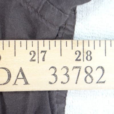 J.Ferrar Mens Charcoal Gray Brown Roll Tab Long Sleeve Button Down Shirt - Thumbnail 6