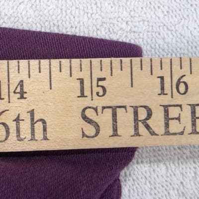 Time and Tru Womens Purple High Rise Pull On Jeggings Size L 12-14 Skinny Pants - Thumbnail 4