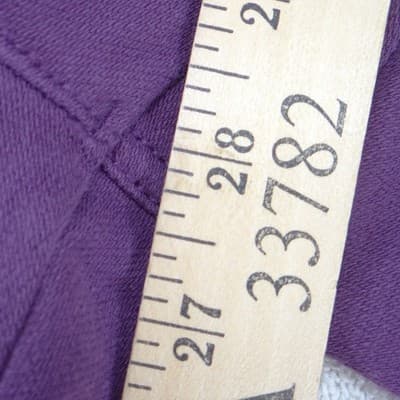 Time and Tru Womens Purple High Rise Pull On Jeggings Size L 12-14 Skinny Pants - Thumbnail 5