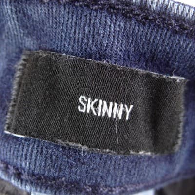 Express Skinny Mens Jeans 32x34 Dark Blue Denim Stretch Casual Pants - Thumbnail 4