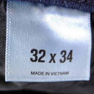 Express Skinny Mens Jeans 32x34 Dark Blue Denim Stretch Casual Pants - Thumbnail 2