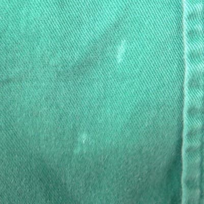 Vintage Nautica 90s Mens Green Cotton Twill Denim Collar Button Down Shirt L - Thumbnail 6