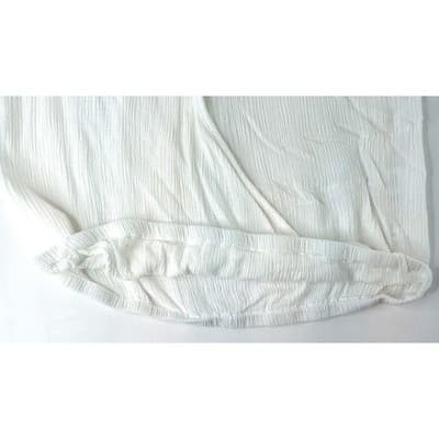 7th Avenue Design Studio New York Company White V Neck Flutter Sleeve top Size S - Thumbnail 4