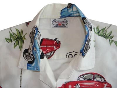 Pacific Blend Retro Classic Cars Short Sleeve Shirt - Thumbnail 2