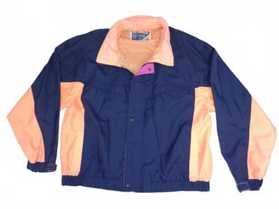Vintage Pacific Trail Activewear Men's XL Colorblock Windbreaker Jacket