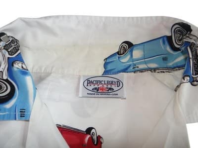 Pacific Blend Retro Classic Cars Short Sleeve Shirt - Thumbnail 3