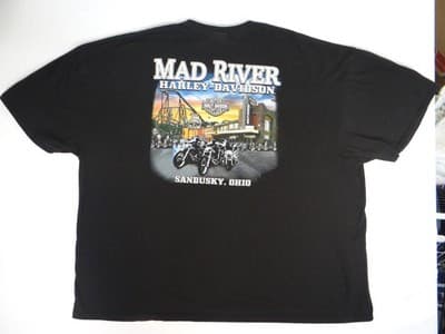 Harley-Davidson Black Graphic T-Shirt - Thumbnail 4