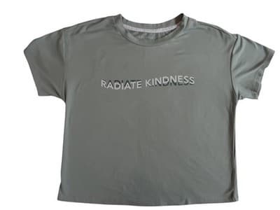 Danskin Radiate Kindness Crop T-Shirt - Size M - Thumbnail 2