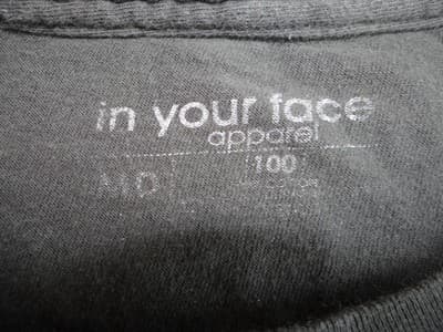 Heavily Meditated Yin Yang Graphic T-Shirt - In Your Face Apparel - Thumbnail 3