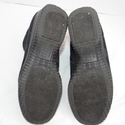 Basic Editions Women Black Suede Side Zip Ankle Boots Wide Width Size 8 - Thumbnail 7
