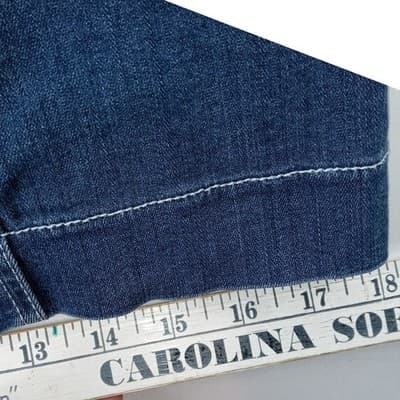 INC International Concepts Petite Sleeveless Denim Dress Zip Front Braided Belt - Thumbnail 9