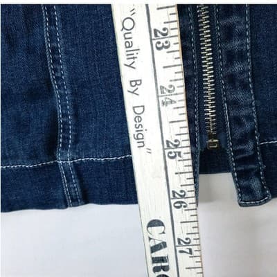 INC International Concepts Petite Sleeveless Denim Dress Zip Front Braided Belt - Thumbnail 11